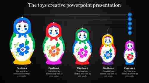 creative powerpoint presentation-The toys creative powerpoint presentation